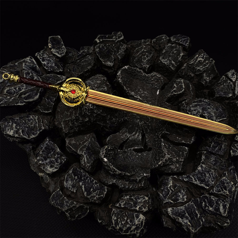 Metal Dragonborn Weapon Collection Mini Sword Dagger Bow 10 In 1 Pack