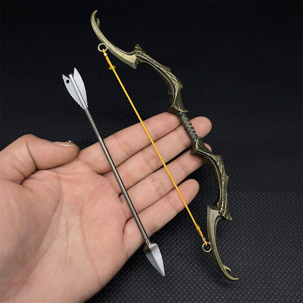 Metal Dragonborn Weapon Collection Mini Sword Dagger Bow 10 In 1 Pack