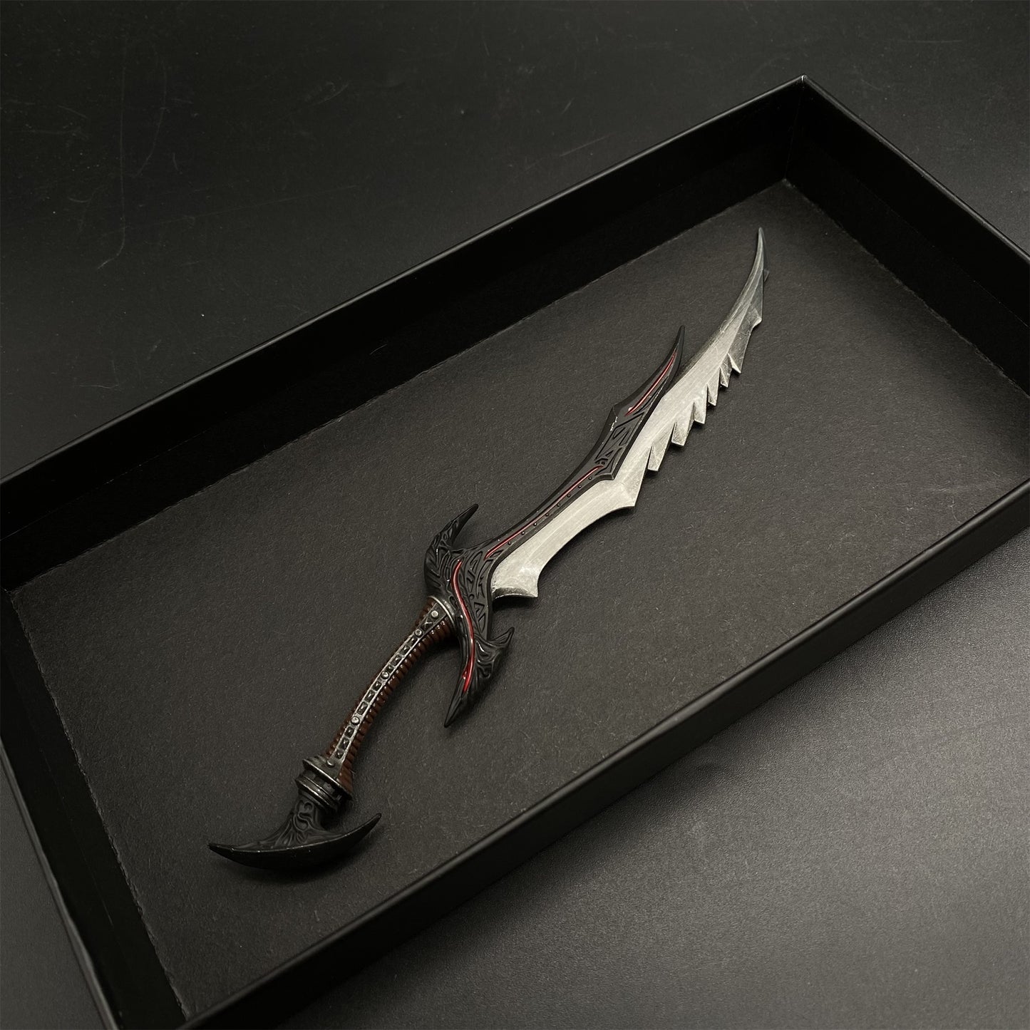 1/6 Scale Skyrim Daedric Sword Metal Miniature