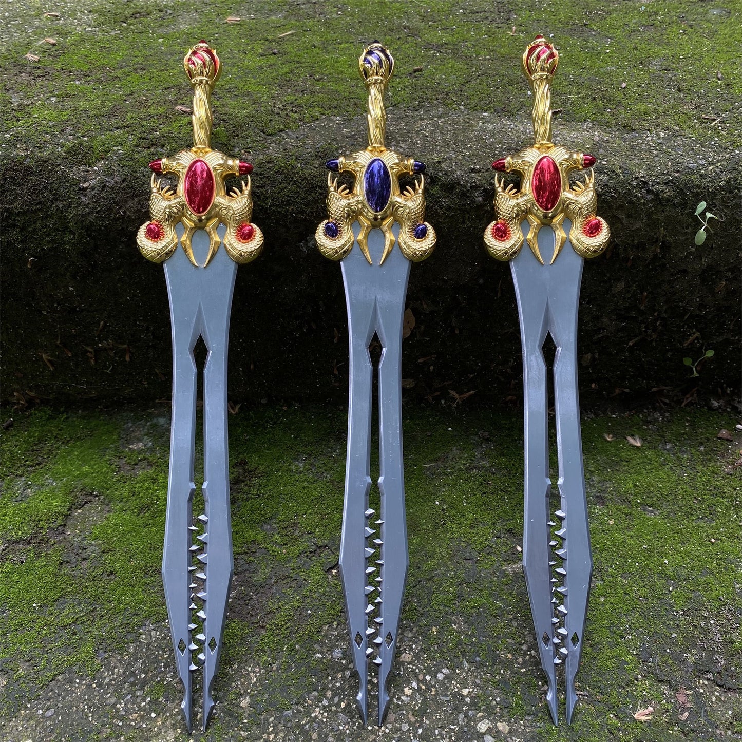 1/3 Scale Dawnfang/Duskfang Sword Metal Replica With Gift Box