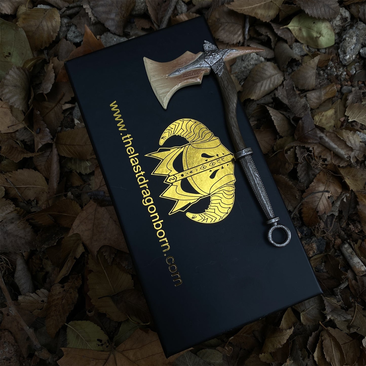 Dragonbone War Axe Dagger Sword Mace Metal Miniature 4 In 1 Gift Box