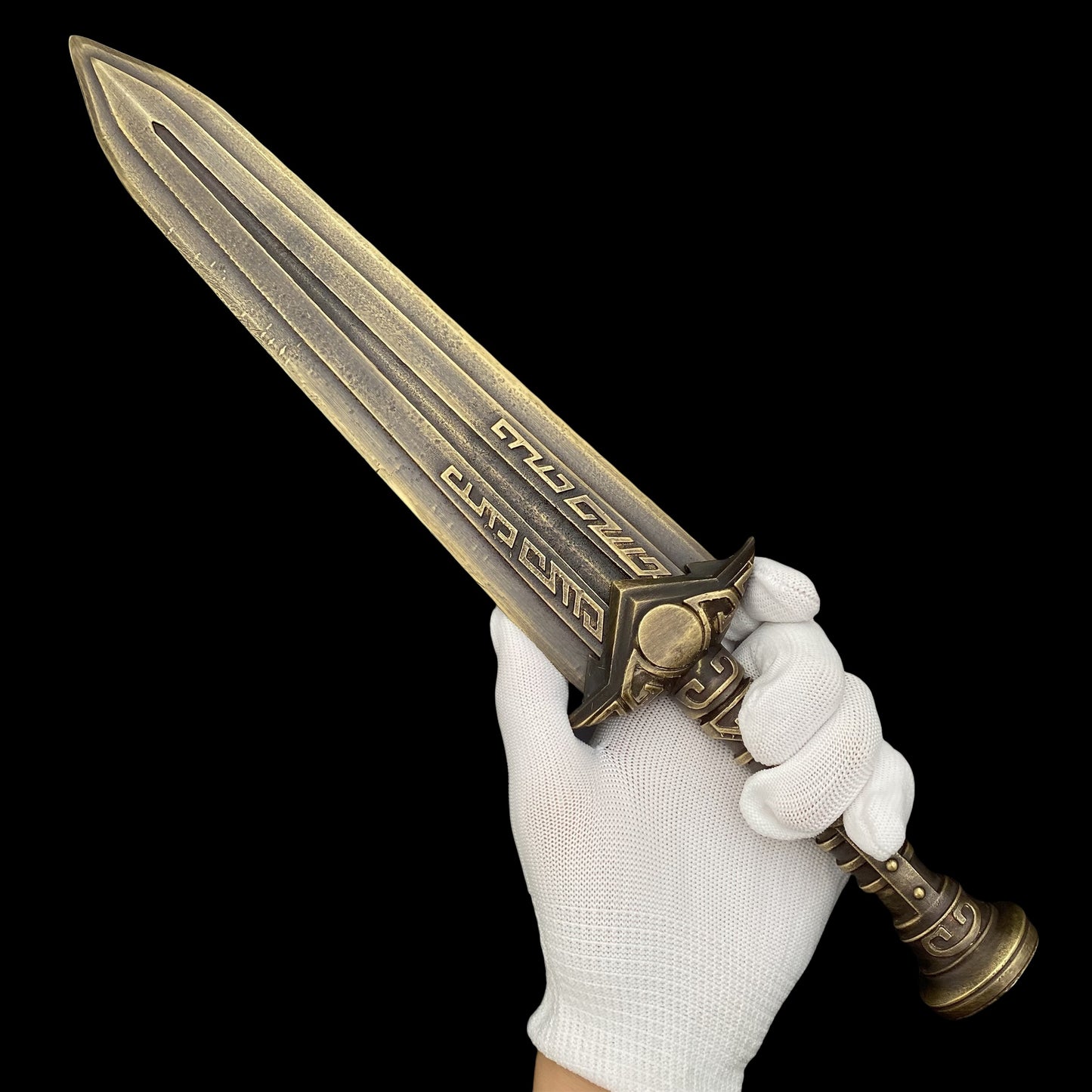 Hand-Forged Dwarven Dagger Brass Dwemer Dagger IRL