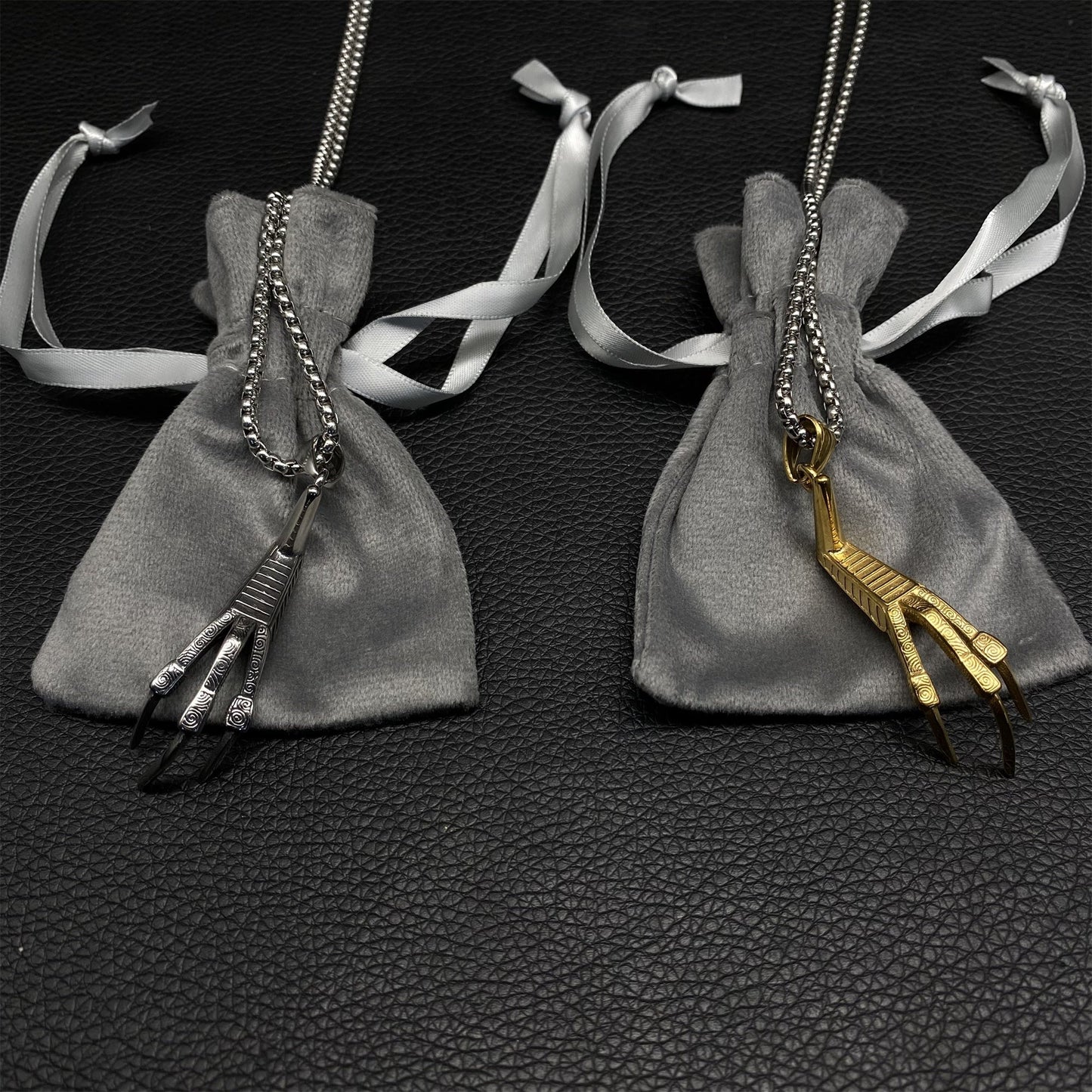 Lucan's Lucky Golden Claw Necklace