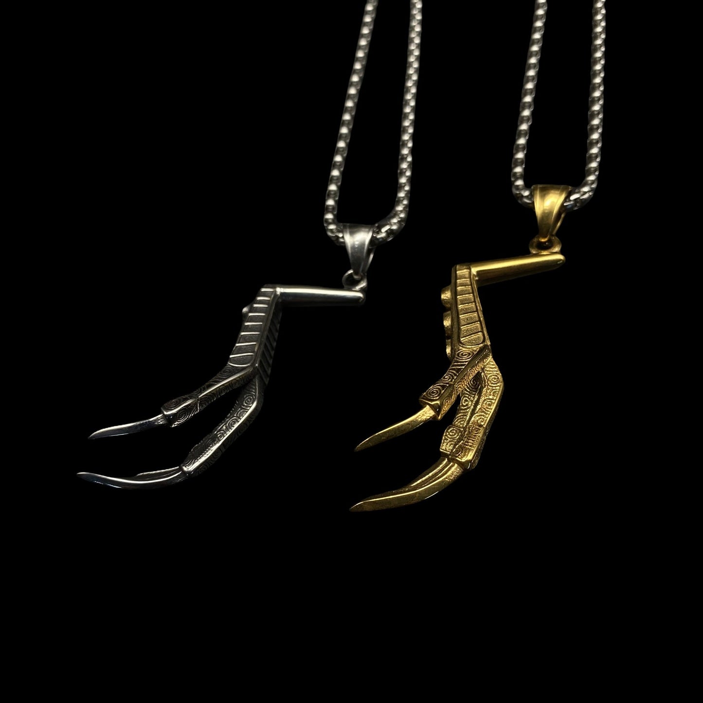 Lucan's Lucky Golden Claw Necklace