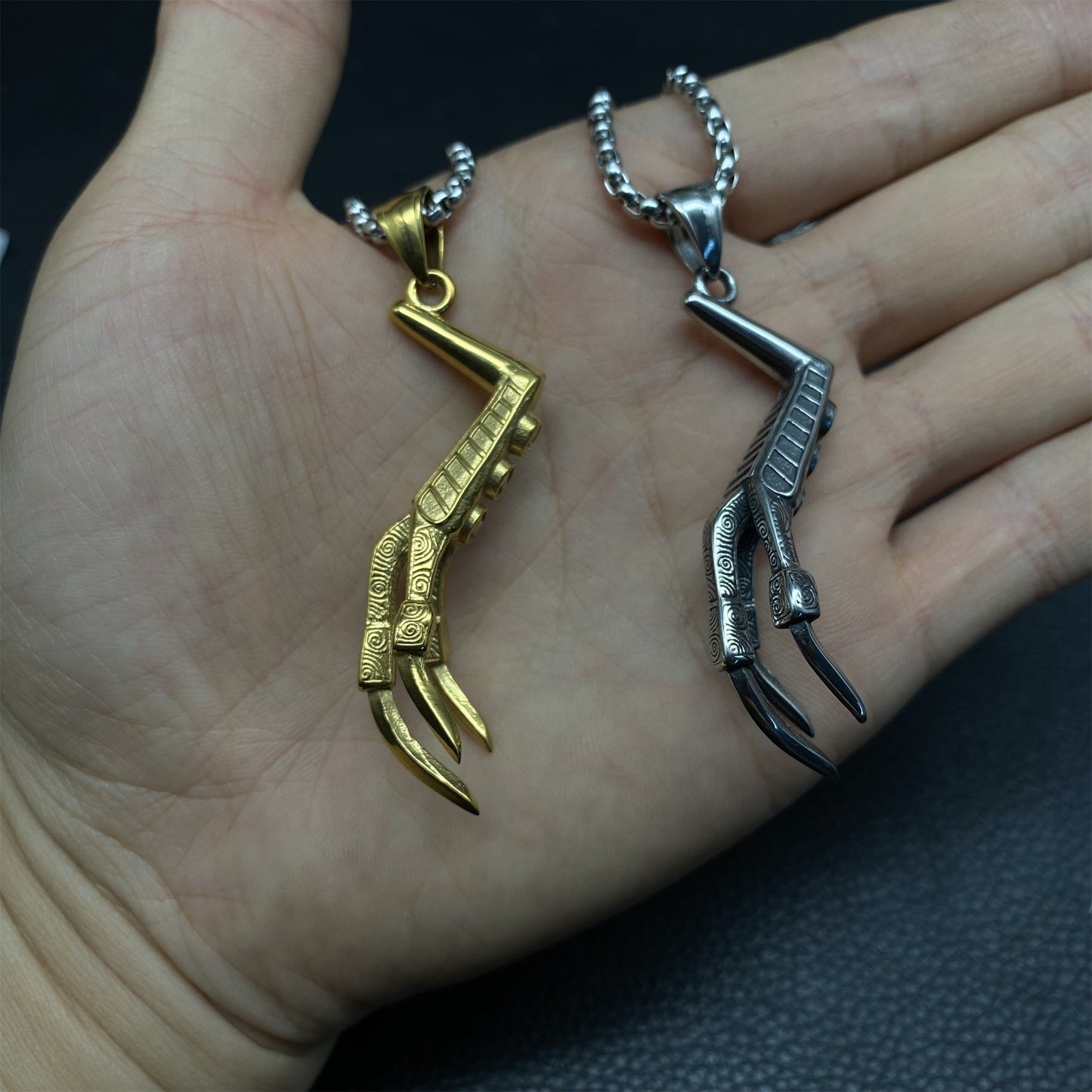 Lucan's Lucky Golden Claw Necklace