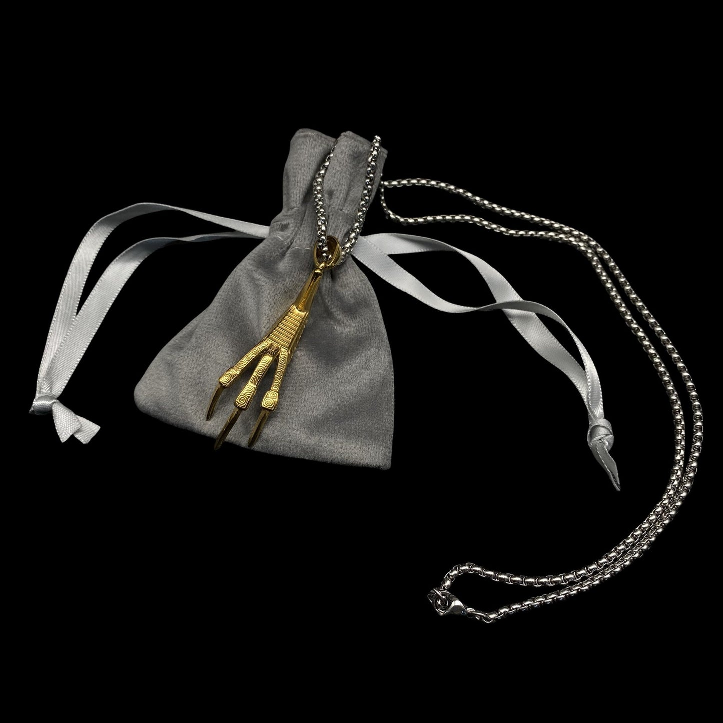 Lucan's Lucky Golden Claw Necklace