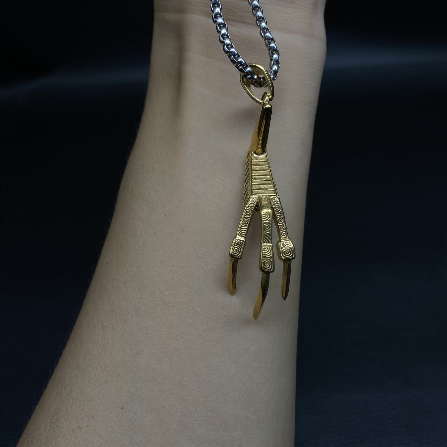 Lucan's Lucky Golden Claw Necklace