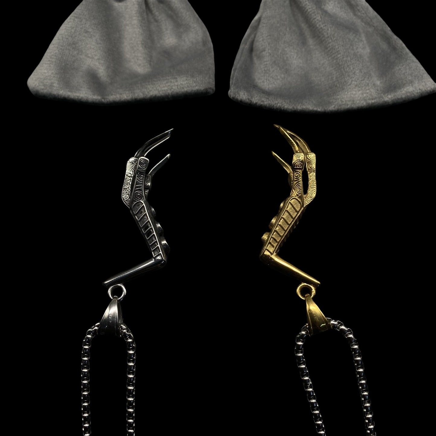 Lucan's Lucky Golden Claw Necklace