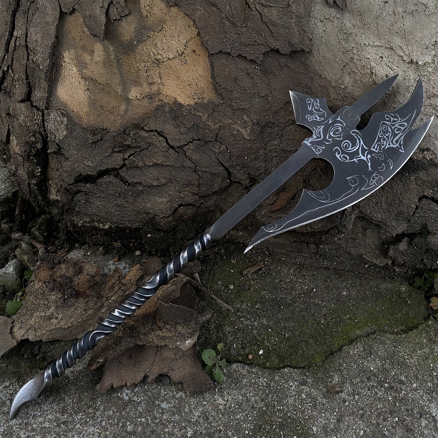 Hand-Forged Ebnoy Axe Steel Replica Letter Opener