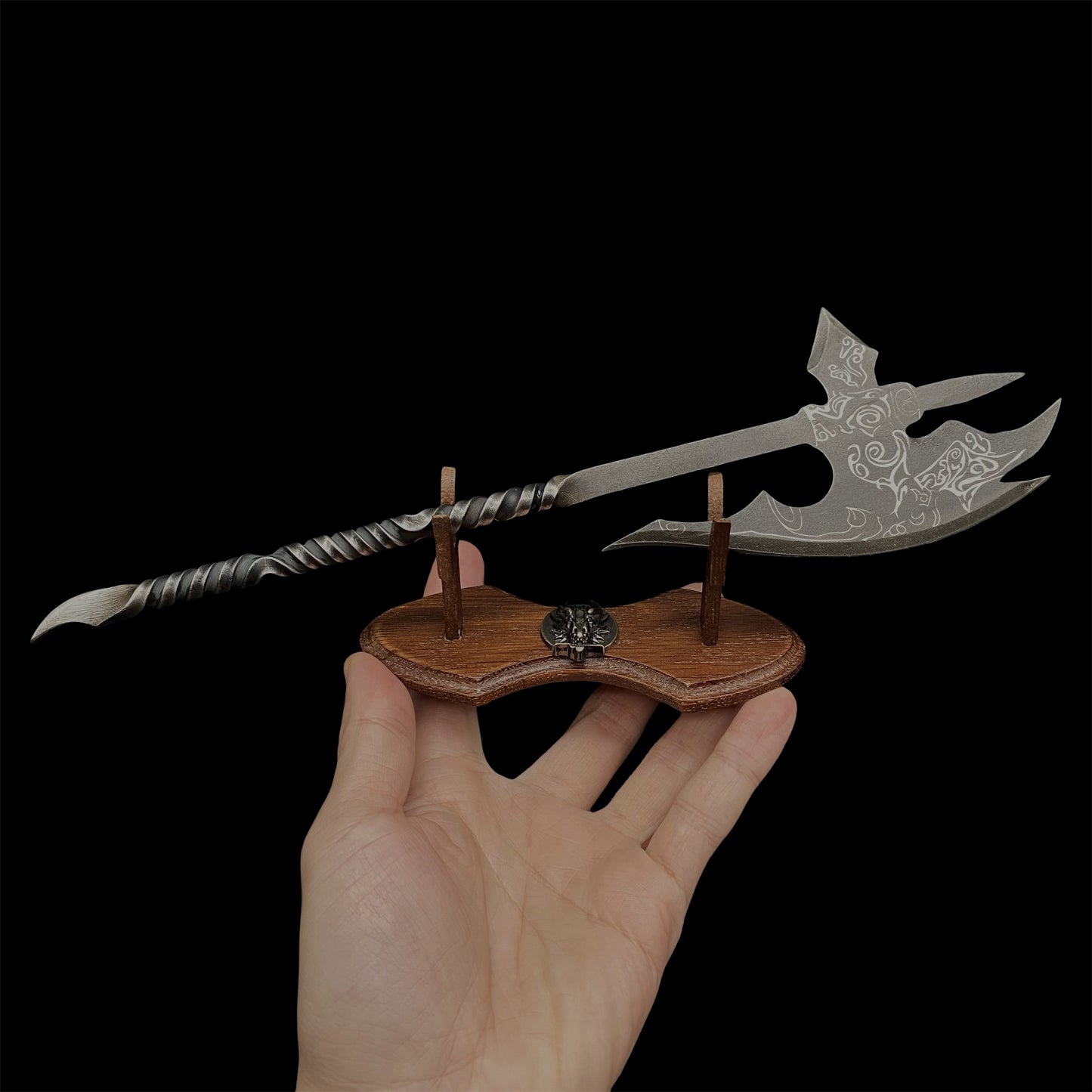 Hand-Forged Ebnoy Axe Steel Replica Letter Opener