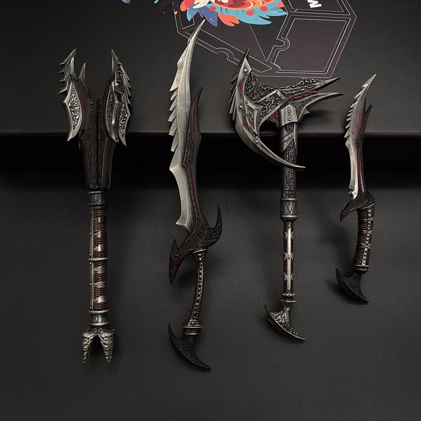 Daedric Sword Mace Axe Dagger 4 In 1 Gift Box