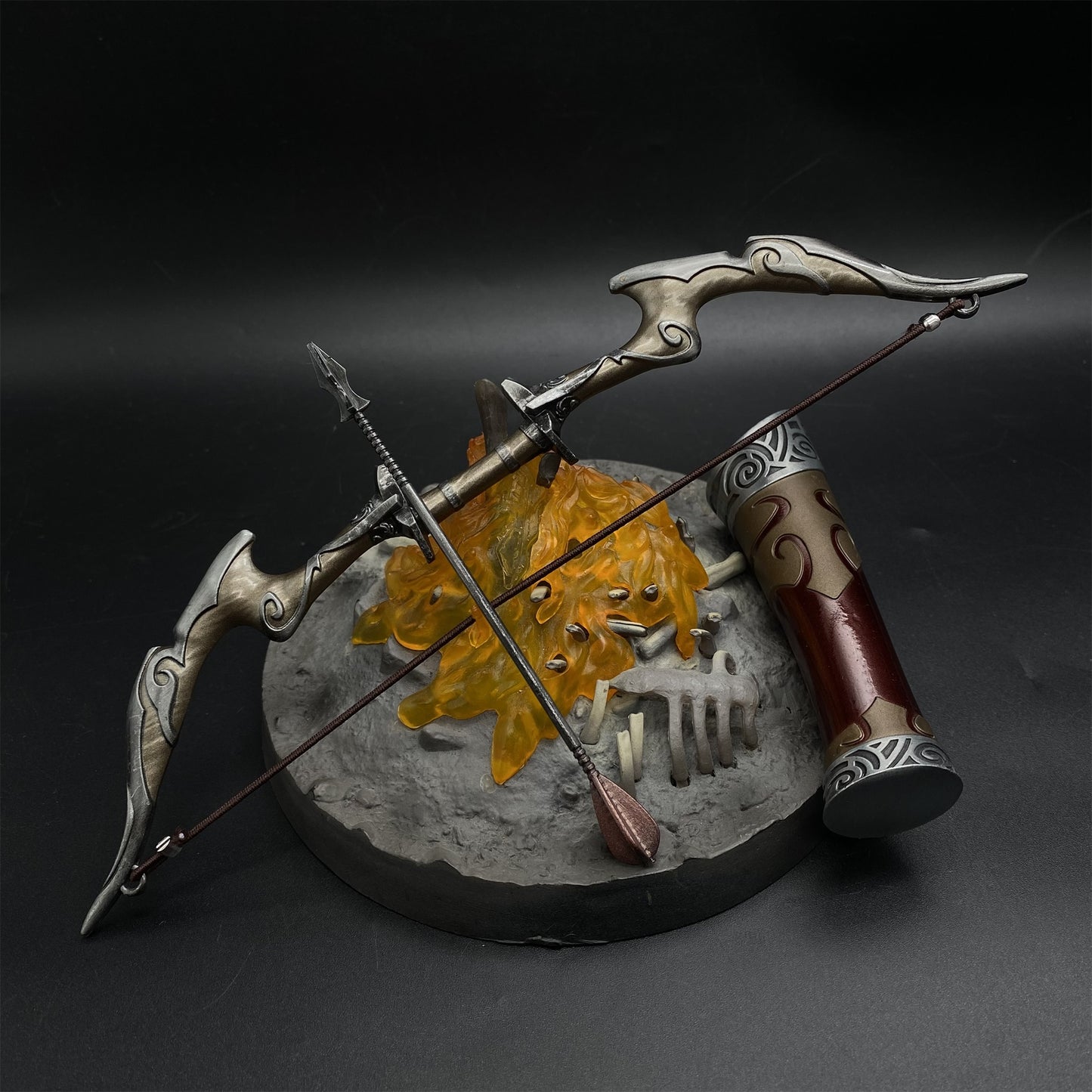 Nightingale Bow Miniature Skyrim Bow Fan Art