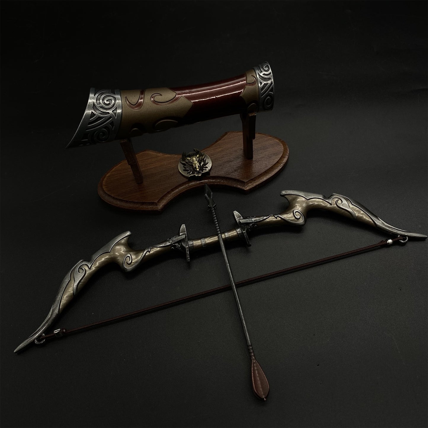 Nightingale Bow Miniature Skyrim Bow Fan Art