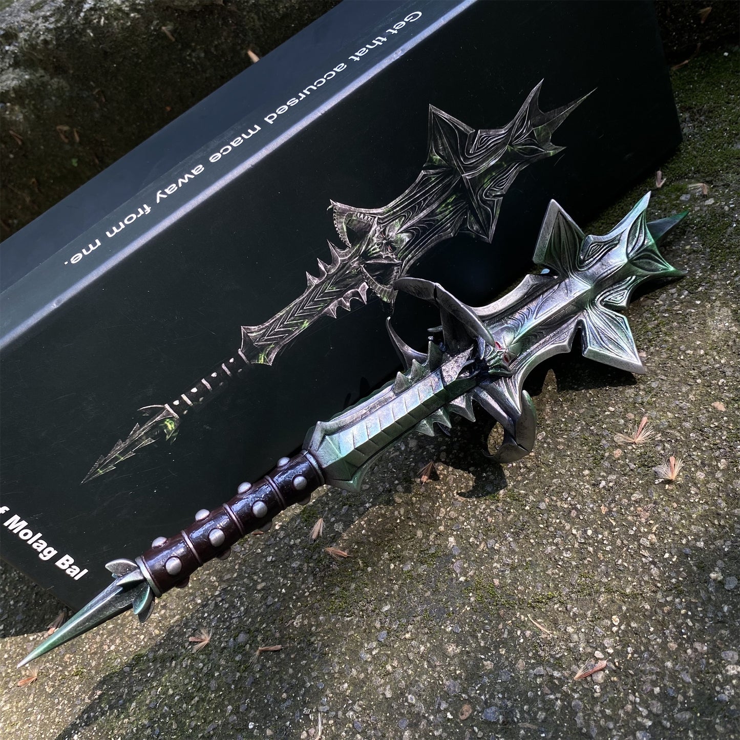 Mace Of Molag Bal Metal Art