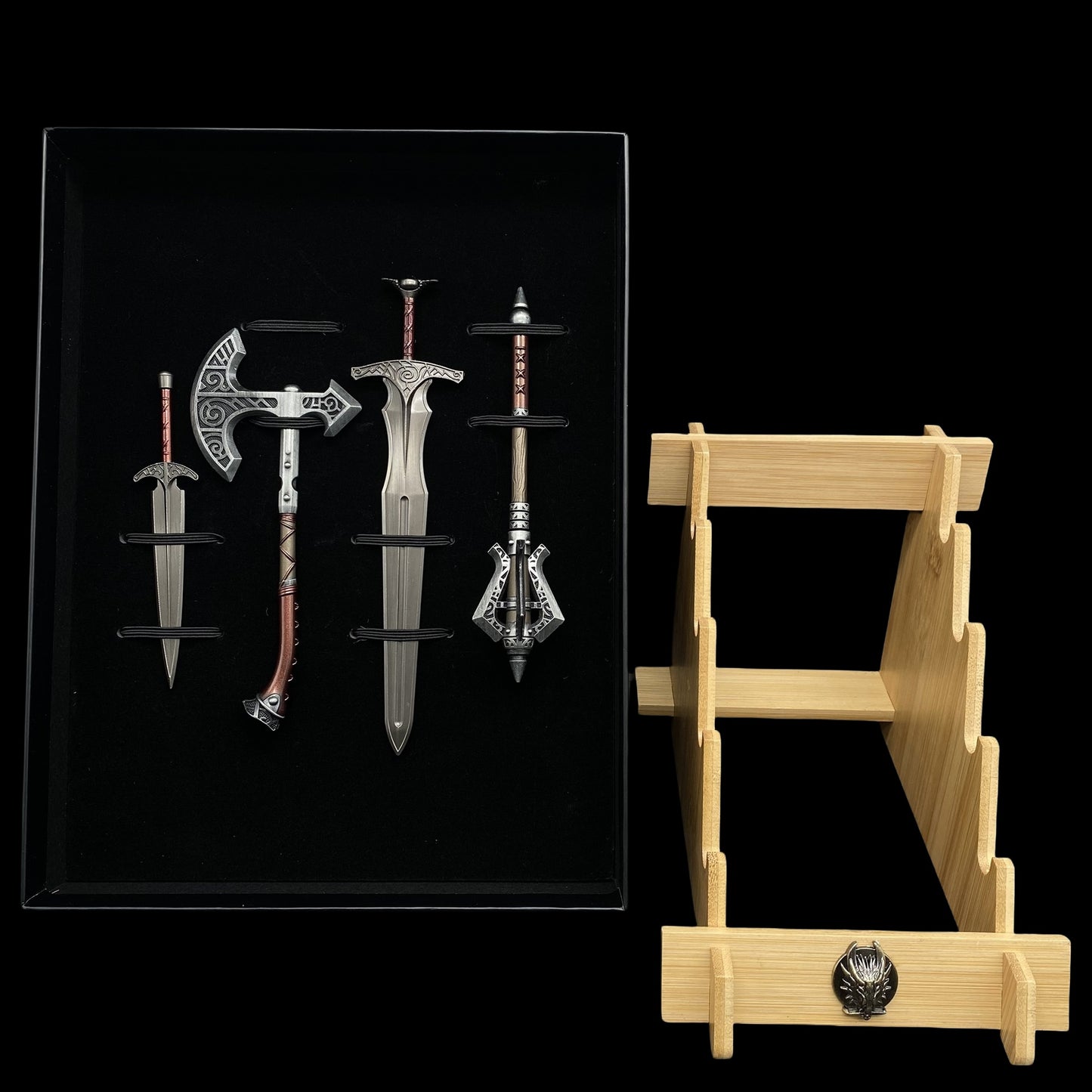 Metal Skyrim Steel Sword Skyforged Axe Steel Mace Steel Dagger 1: 6 Scale