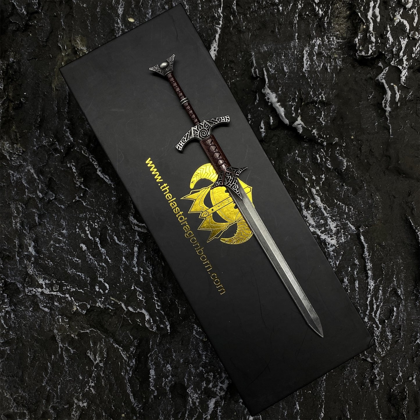 Metal Skyrim Weapons War Hammer Greatsword Giant Axe 3 In 1 Gift Box
