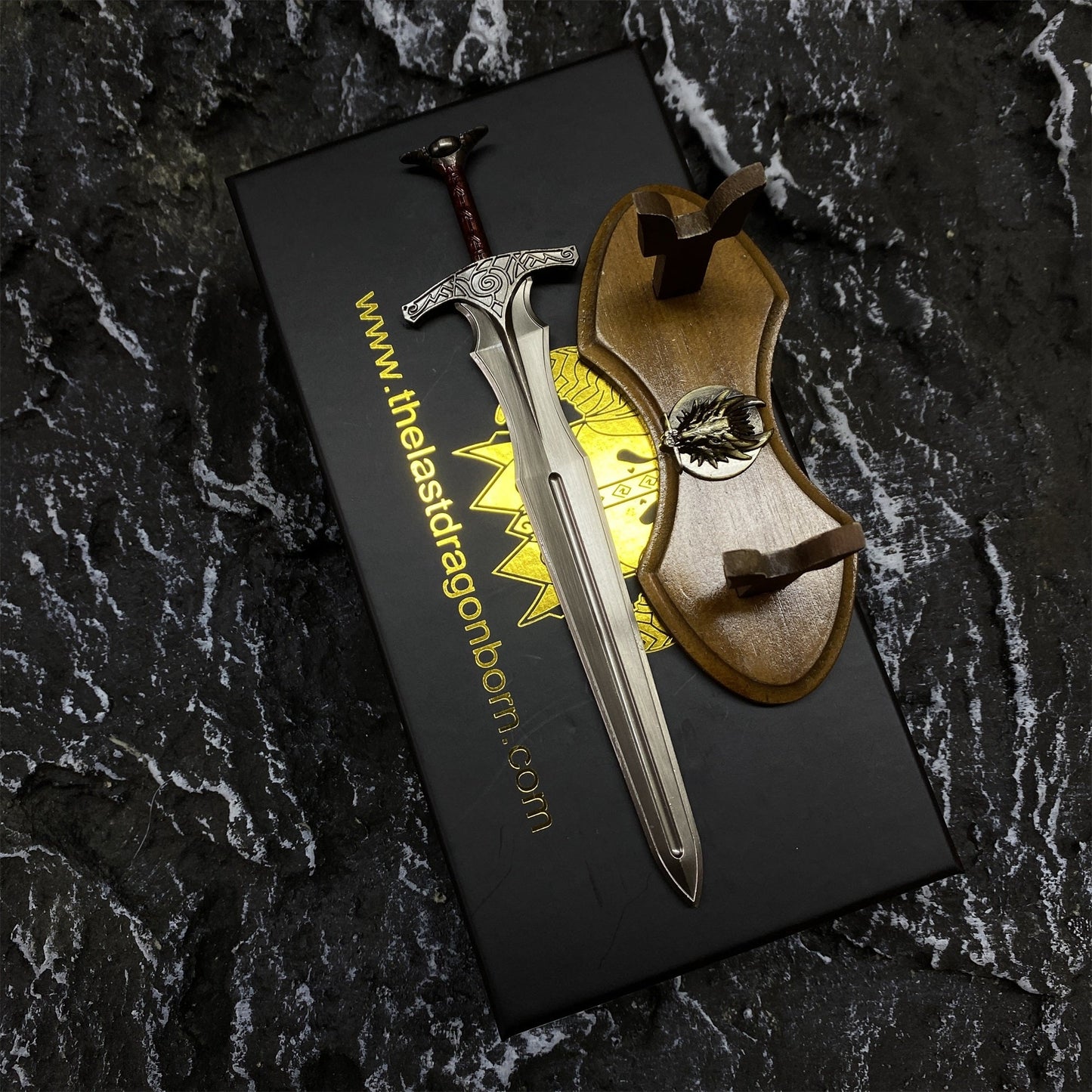 Metal One-Sixth Skyforged Steel Sword Blunt Blade Display Fan Art