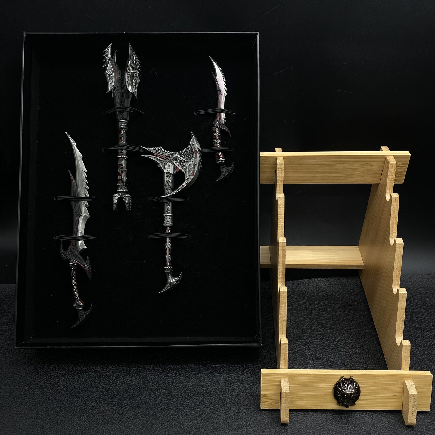 Daedric Sword Mace Axe Dagger 4 In 1 Gift Box
