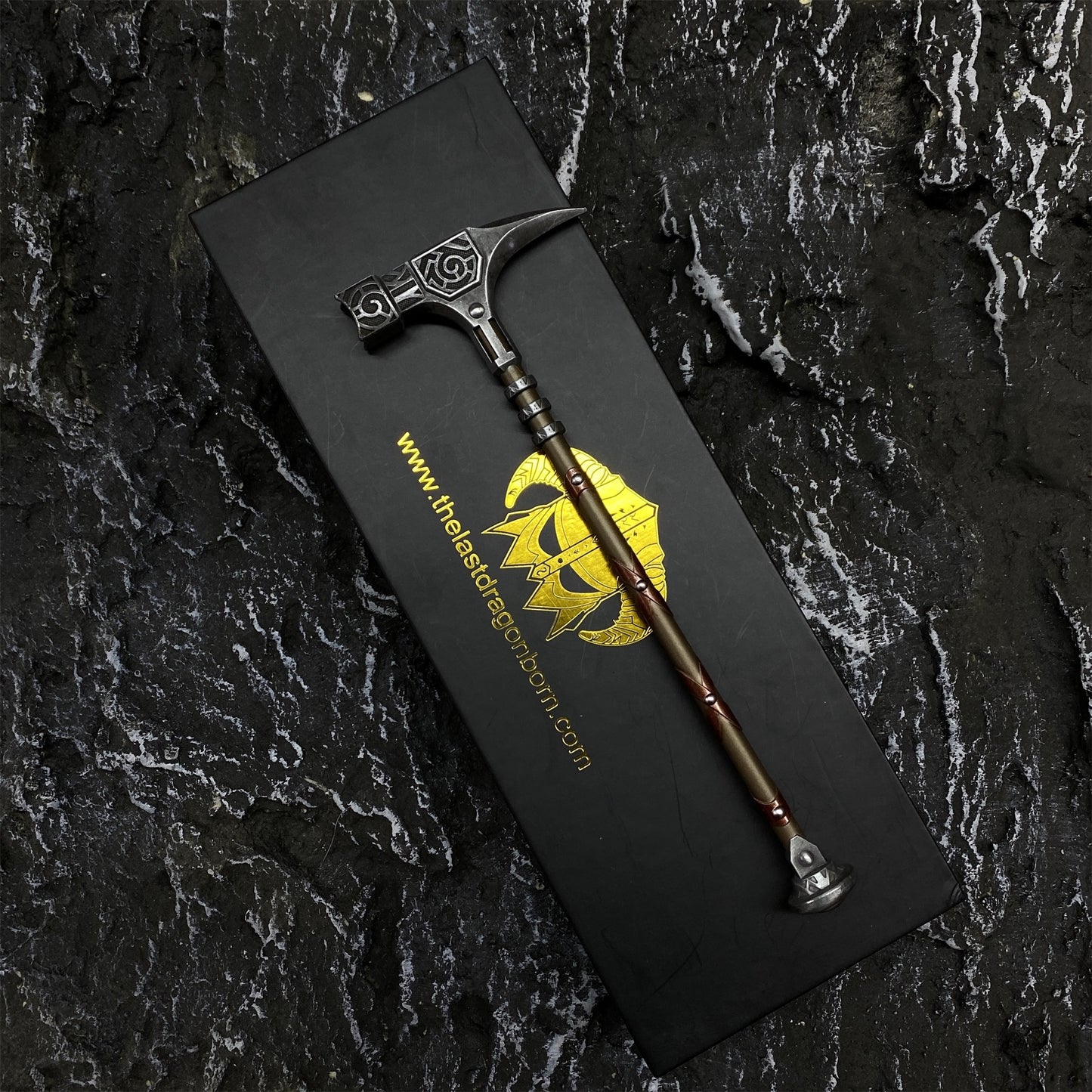 Metal Skyrim Weapons War Hammer Greatsword Giant Axe 3 In 1 Gift Box