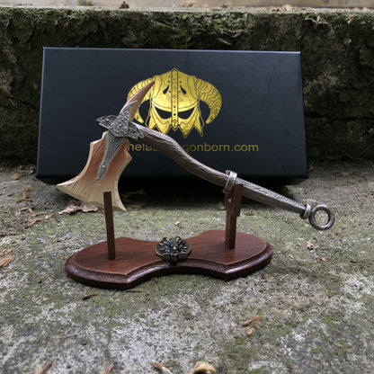 Dragonbone War Axe Metal Miniature Gift Box