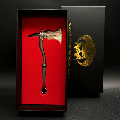 Dragonbone War Axe Metal Miniature Gift Box