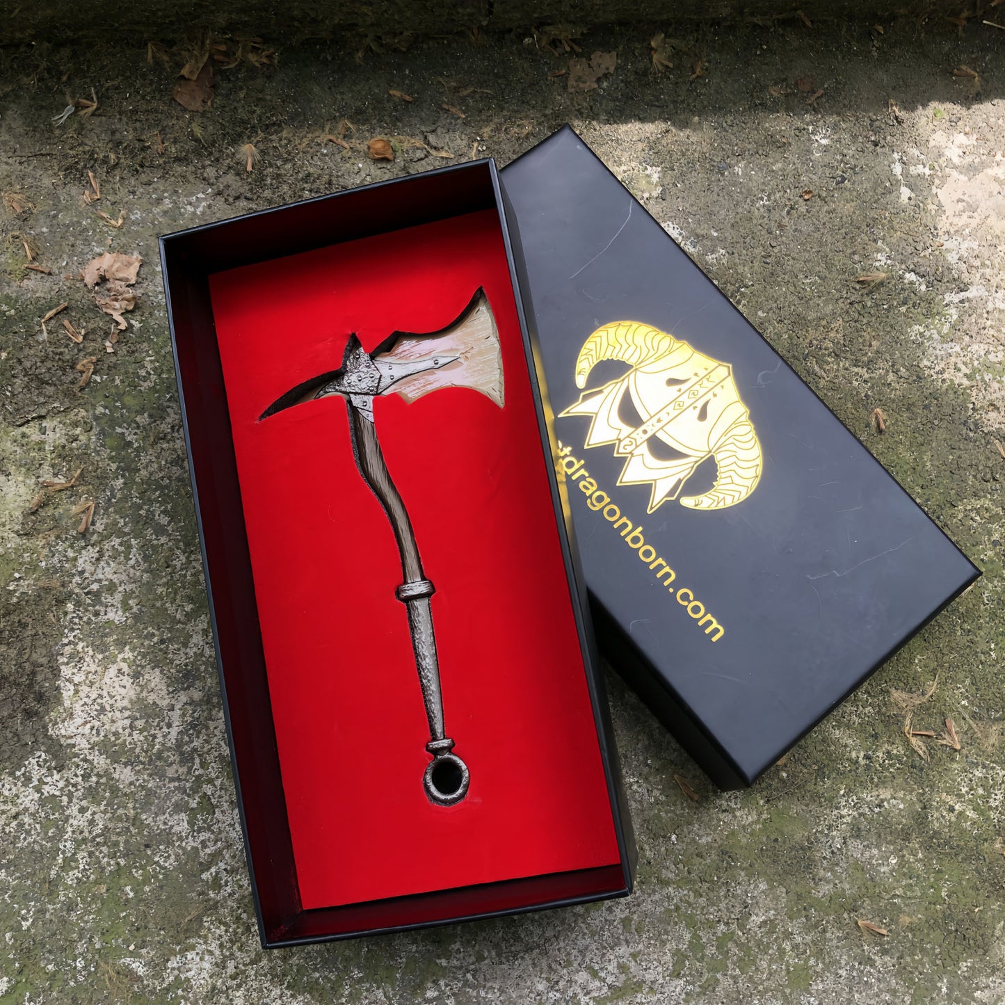 Dragonbone War Axe Metal Miniature Gift Box