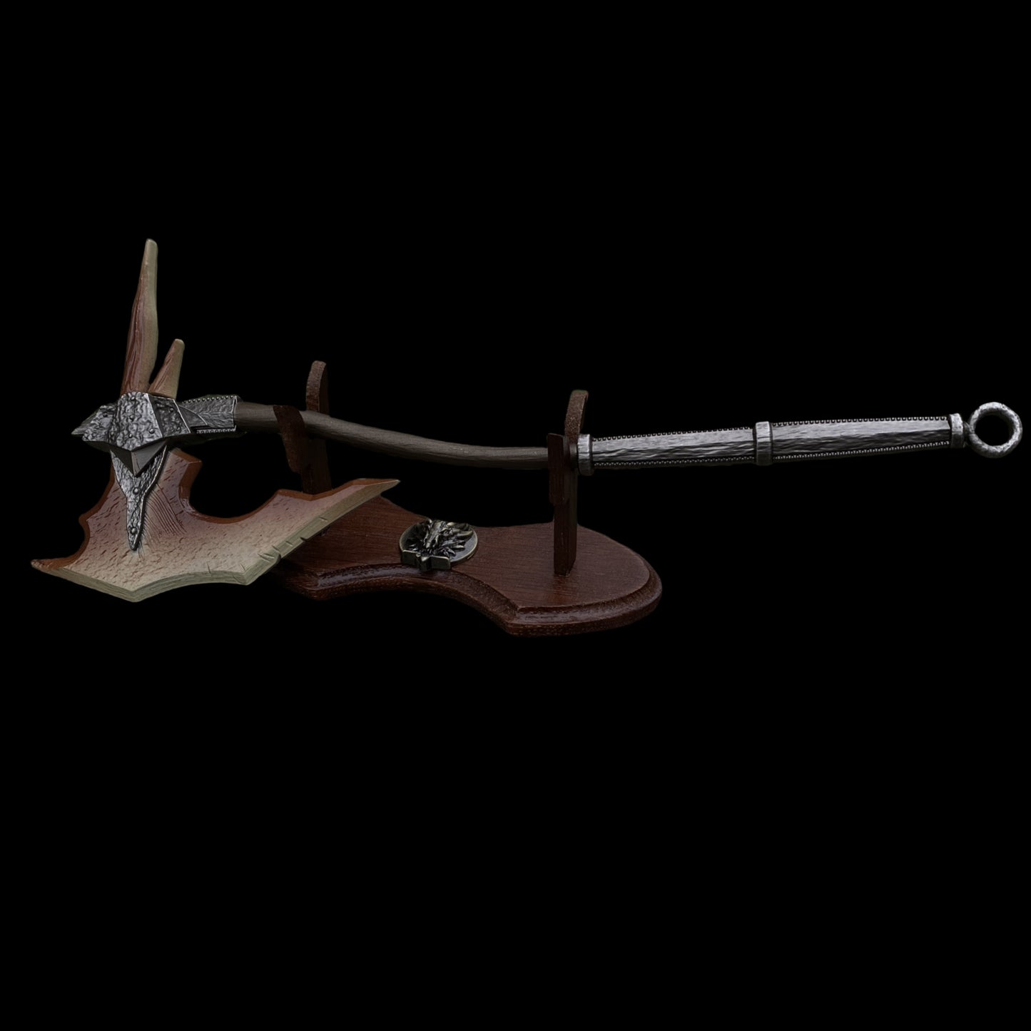 1:6 Dragonbone Battleaxe Metal Miniature Gift Box
