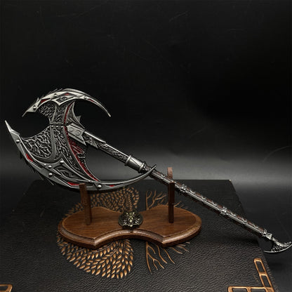 1:6 Scale Daedric Giant Axe Metal Miniature