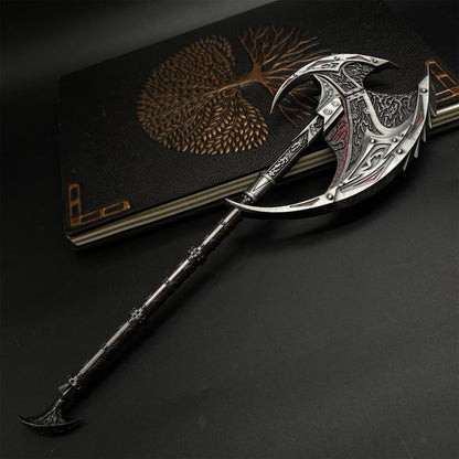 1:6 Scale Daedric Giant Axe Metal Miniature