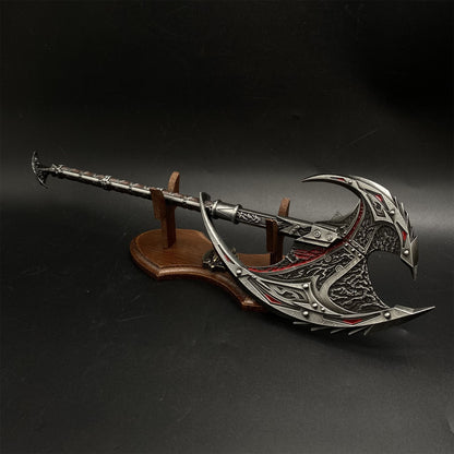 1:6 Scale Daedric Giant Axe Metal Miniature