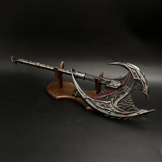 1:6 Scale Daedric Giant Axe Metal Miniature