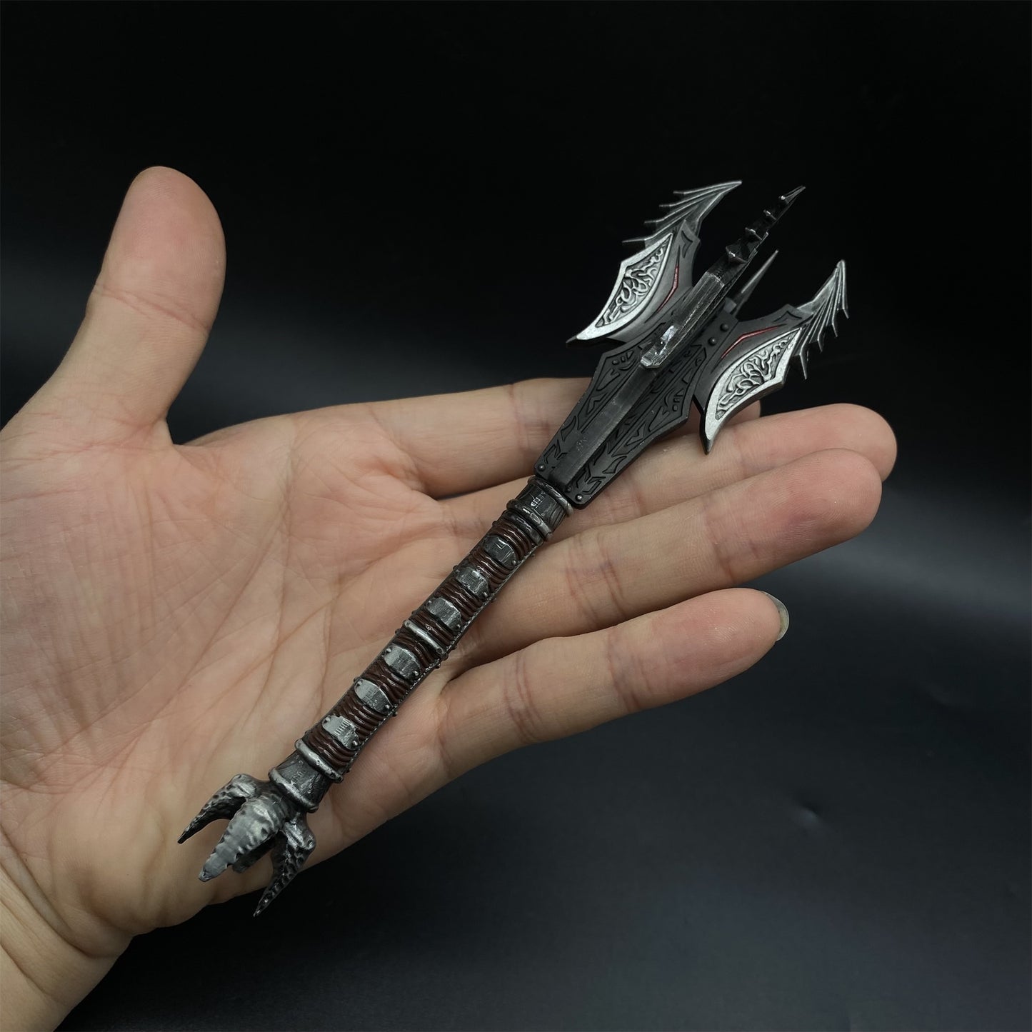 1:6 Scale Daedric Mace Metal Miniature