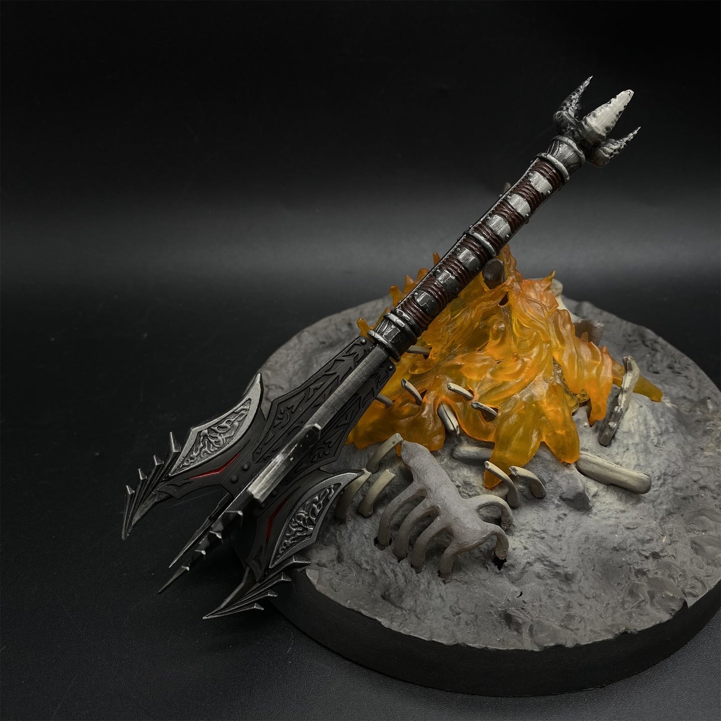 1:6 Scale Daedric Mace Metal Miniature