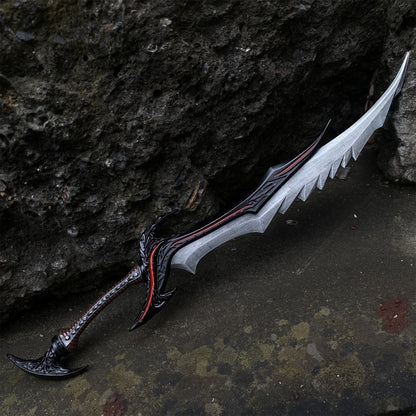 Metal Skyrim Daedric Sword Replica 1:3 Scale