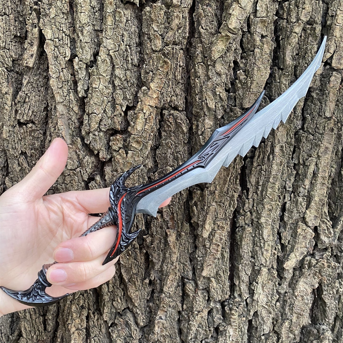 Metal Skyrim Daedric Sword Replica 1:3 Scale