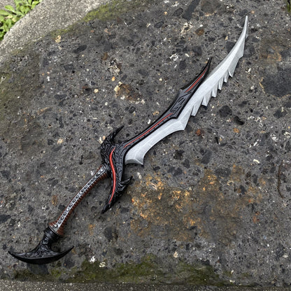 Metal Skyrim Daedric Sword Replica 1:3 Scale