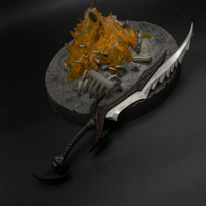 1/6 Scale Skyrim Daedric Sword Metal Miniature