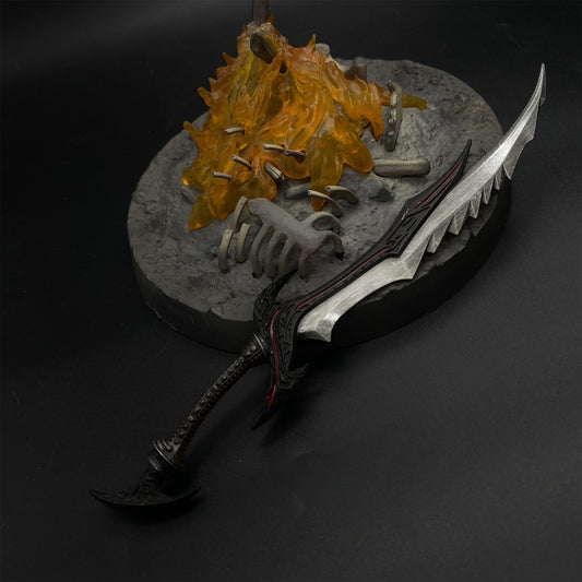 1/6 Scale Skyrim Daedric Sword Metal Miniature