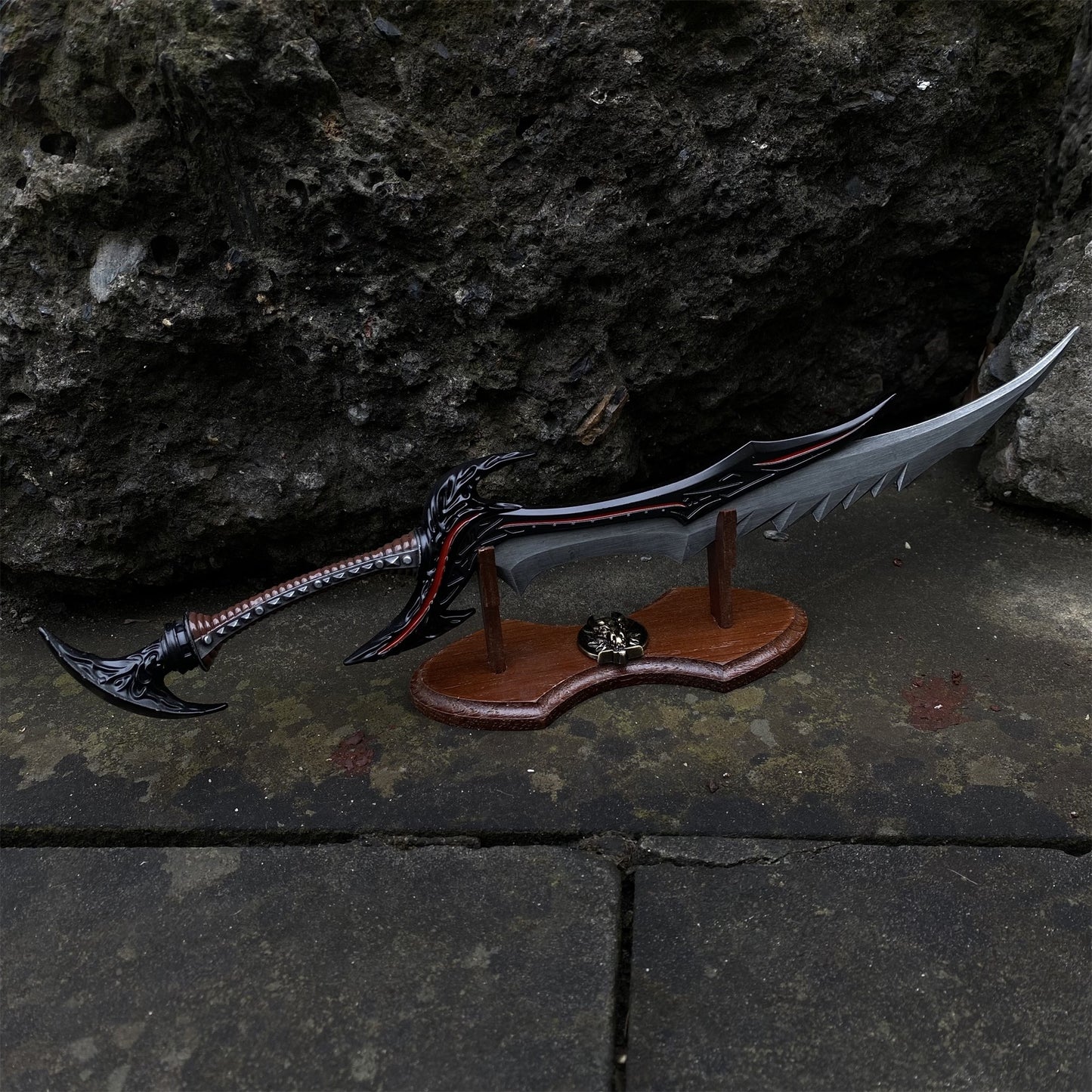 Metal Skyrim Daedric Sword Replica 1:3 Scale