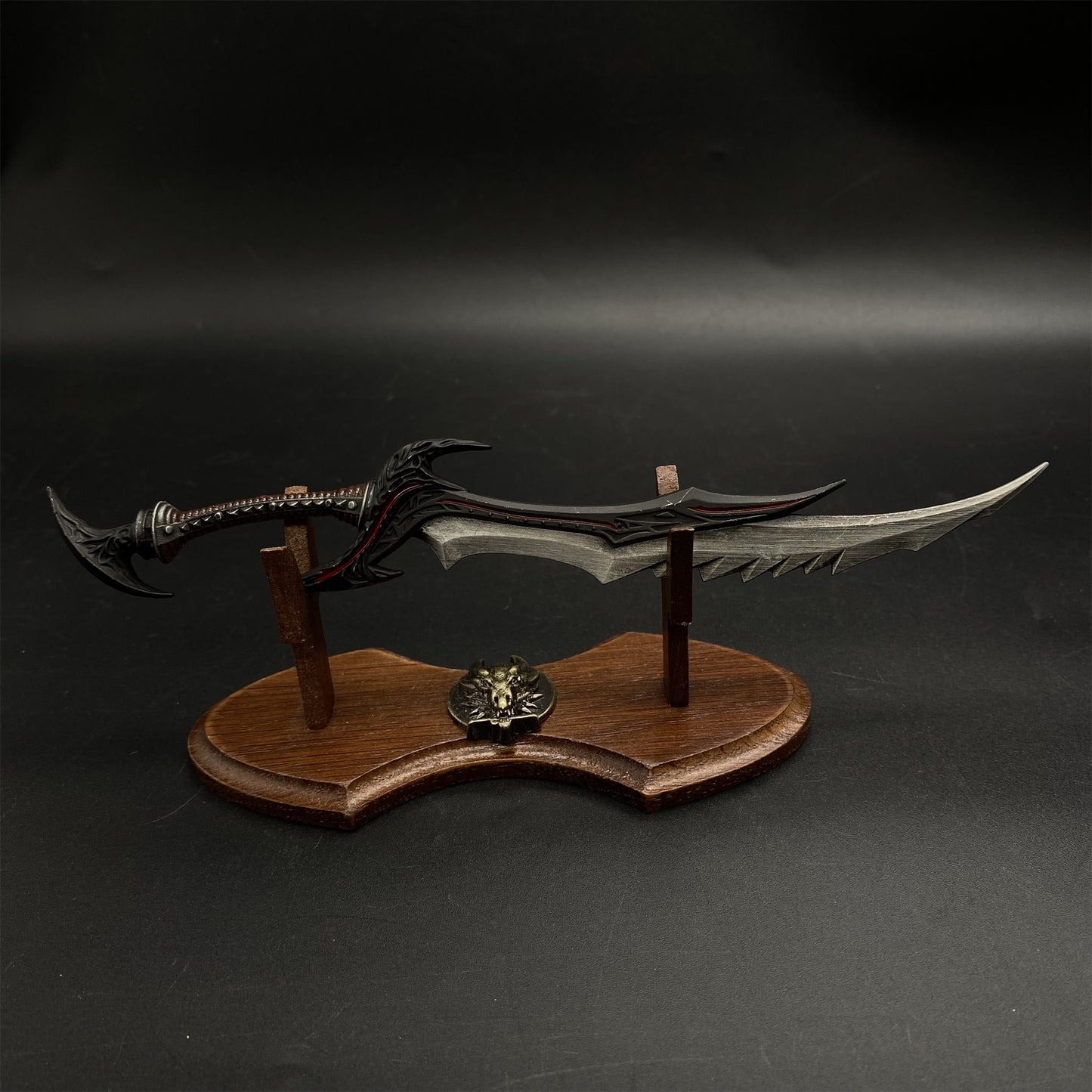 1/6 Scale Skyrim Daedric Sword Metal Miniature