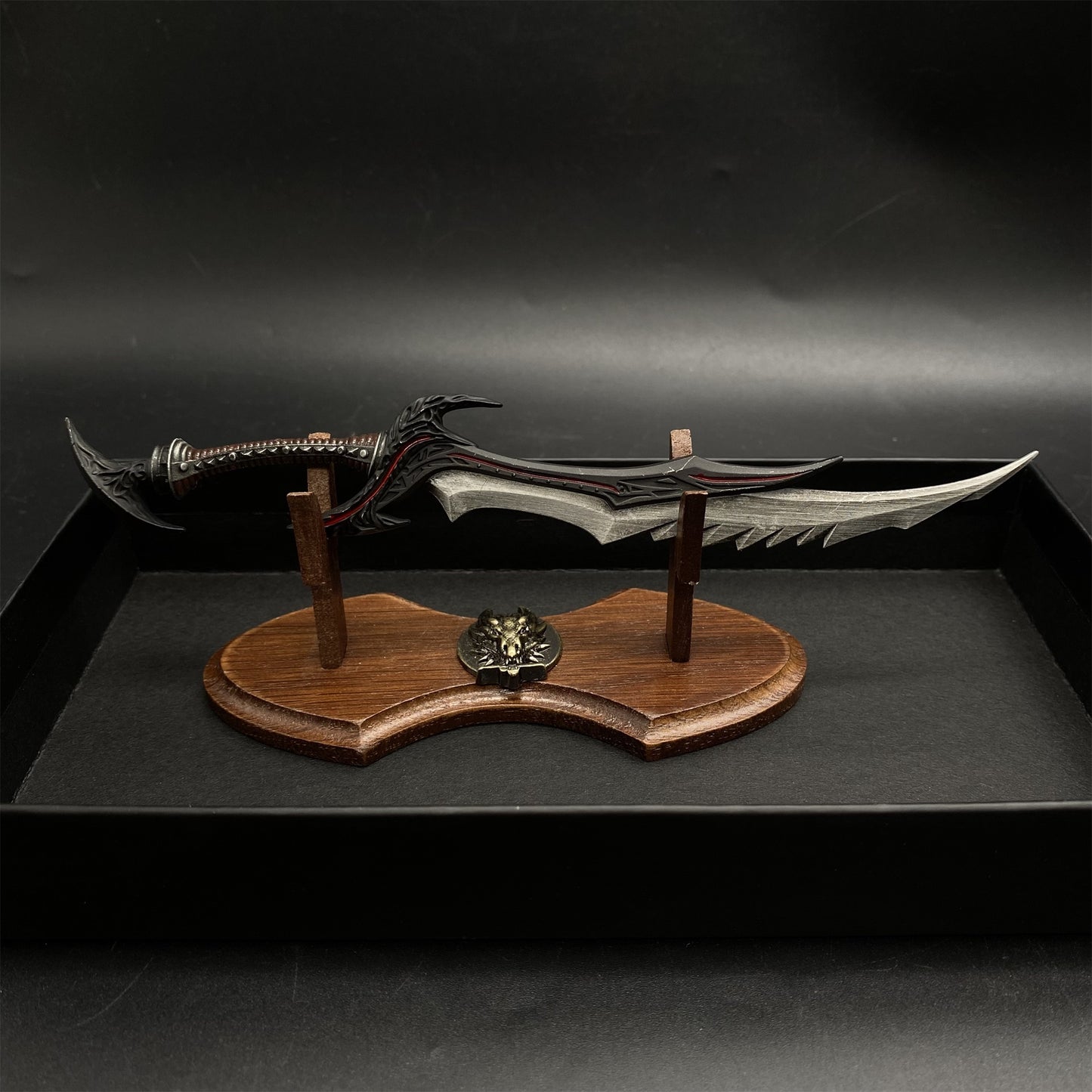 1/6 Scale Skyrim Daedric Sword Metal Miniature