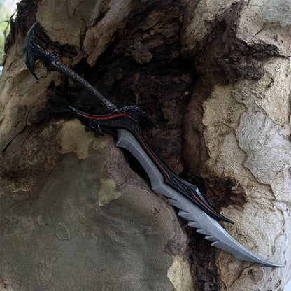 Metal Skyrim Daedric Sword Replica 1:3 Scale