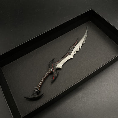 1/6 Scale Skyrim Daedric Sword Metal Miniature