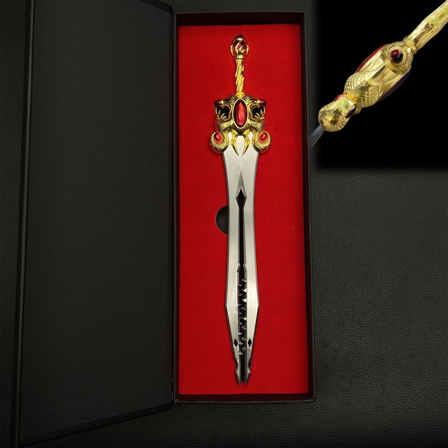 1/3 Scale Dawnfang/Duskfang Sword Metal Replica With Gift Box