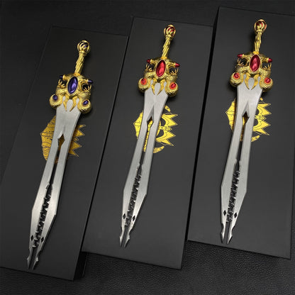 1/3 Scale Dawnfang/Duskfang Sword Metal Replica With Gift Box