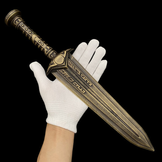 Hand-Forged Dwarven Dagger Brass Dwemer Dagger IRL