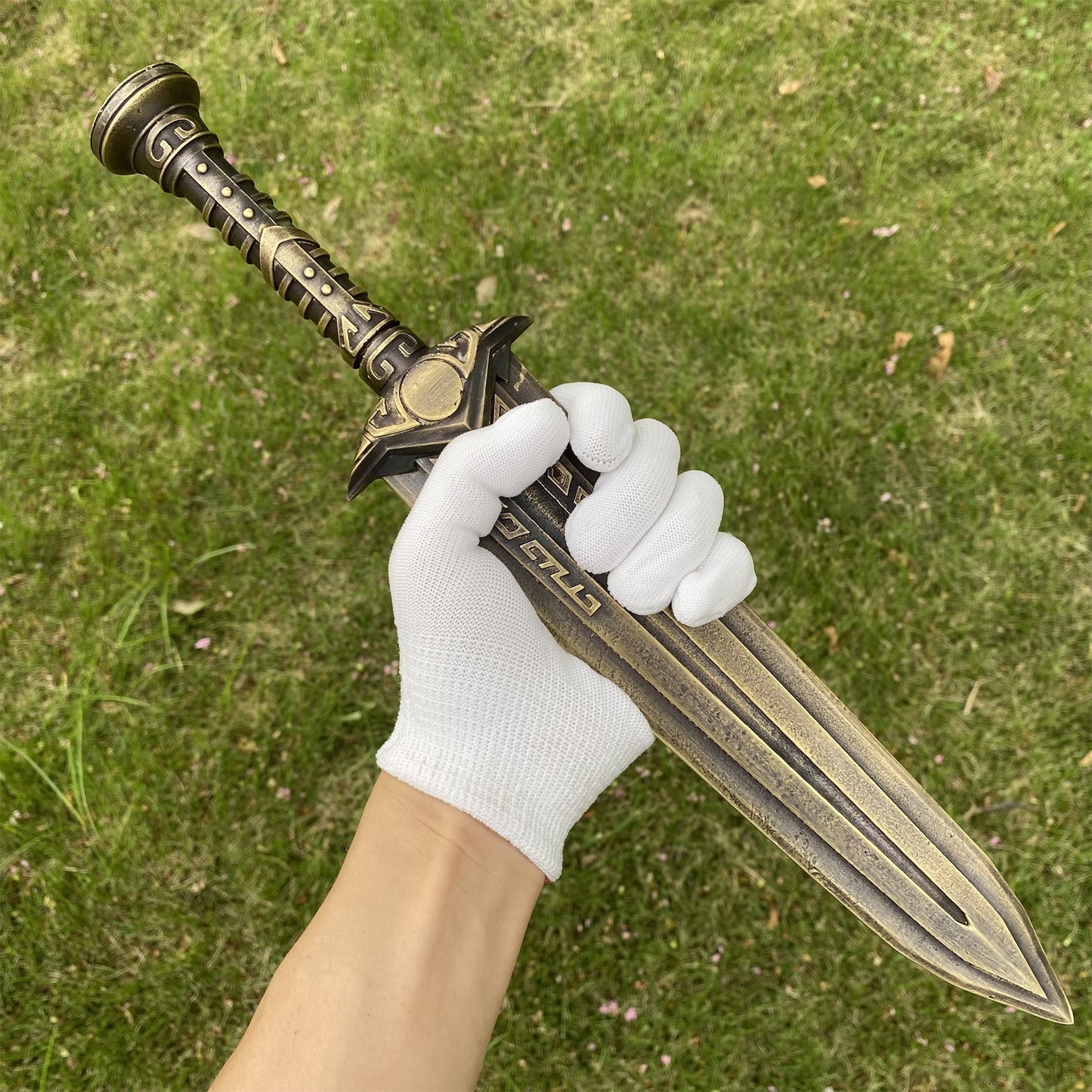 Hand-Forged Dwarven Dagger Brass Dwemer Dagger IRL