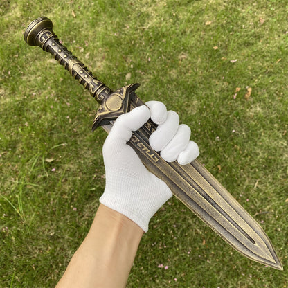 Hand-Forged Dwarven Dagger Brass Dwemer Dagger IRL