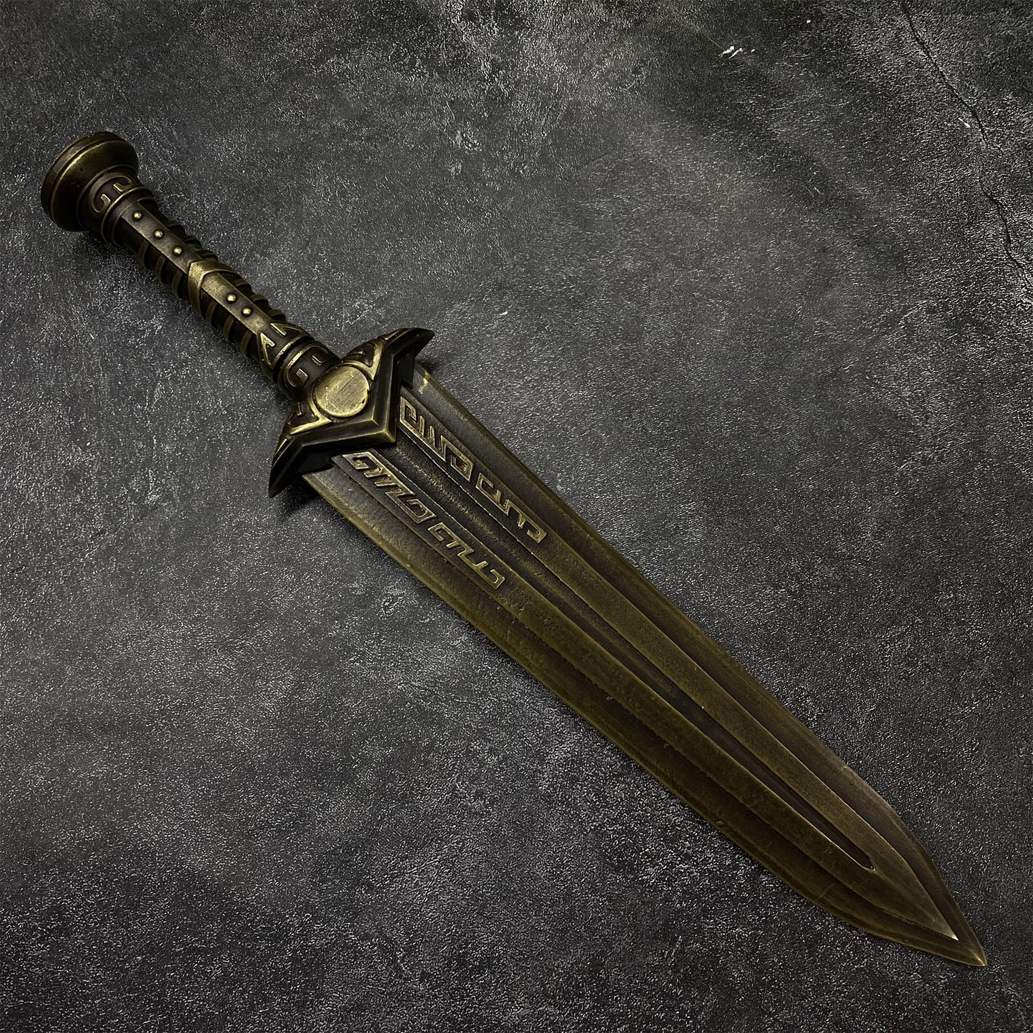 Hand-Forged Dwarven Dagger Brass Dwemer Dagger IRL