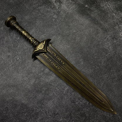Hand-Forged Dwarven Dagger Brass Dwemer Dagger IRL